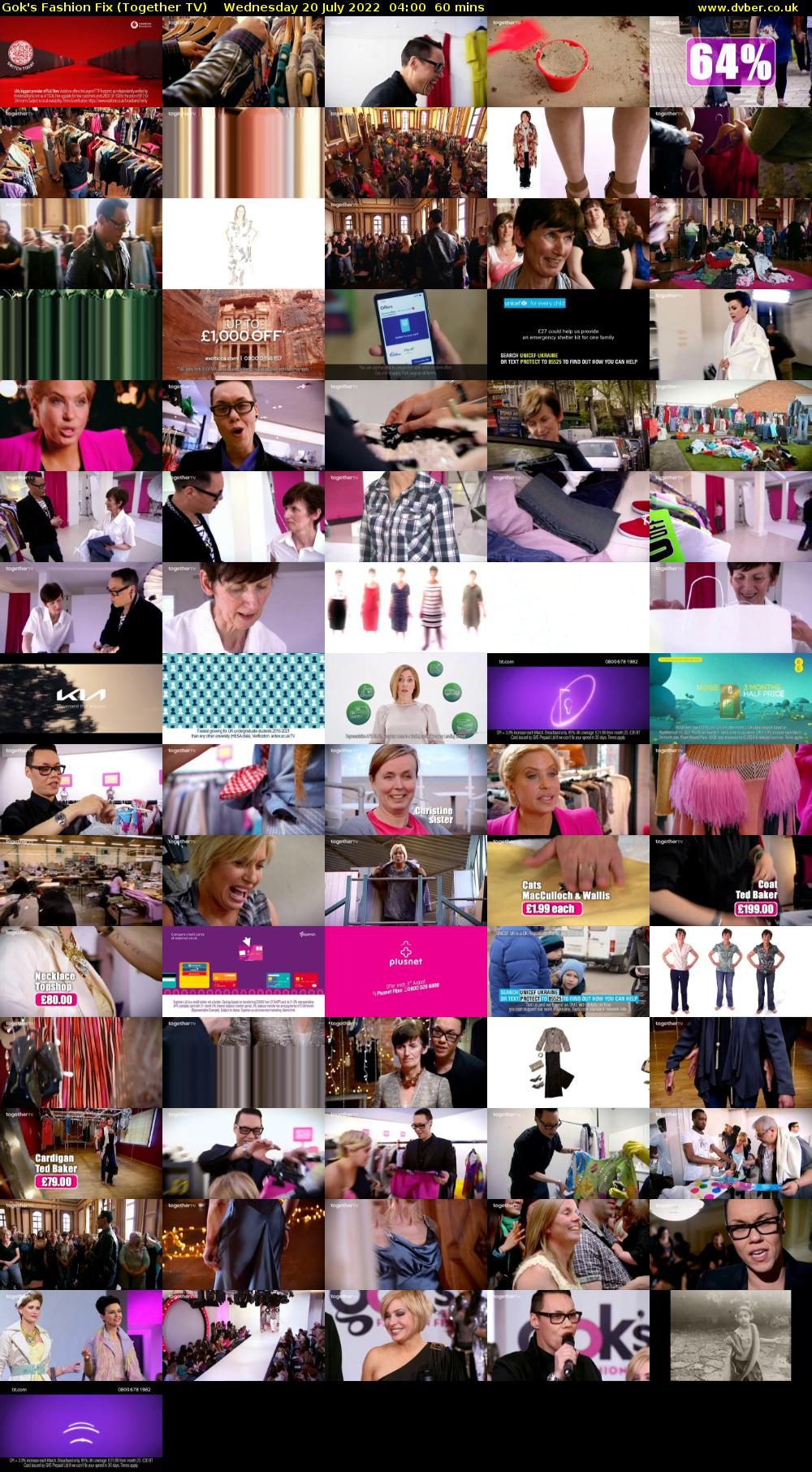Gok's Fashion Fix (Together TV) Wednesday 20 July 2022 04:00 - 05:00