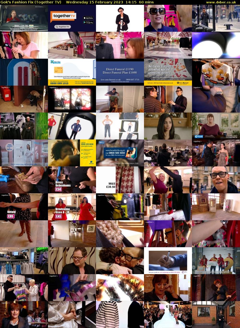 Gok's Fashion Fix (Together TV) Wednesday 15 February 2023 14:15 - 15:15