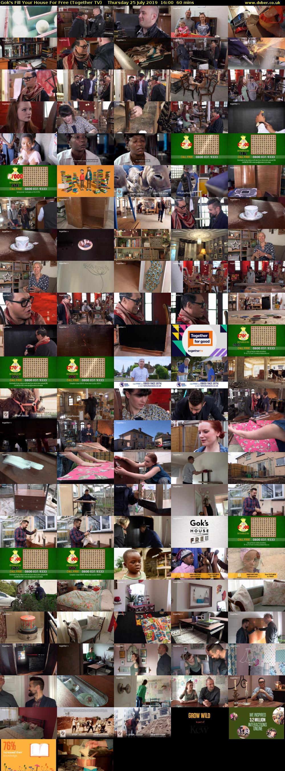 Gok's Fill Your House For Free (Together TV) Thursday 25 July 2019 16:00 - 17:00