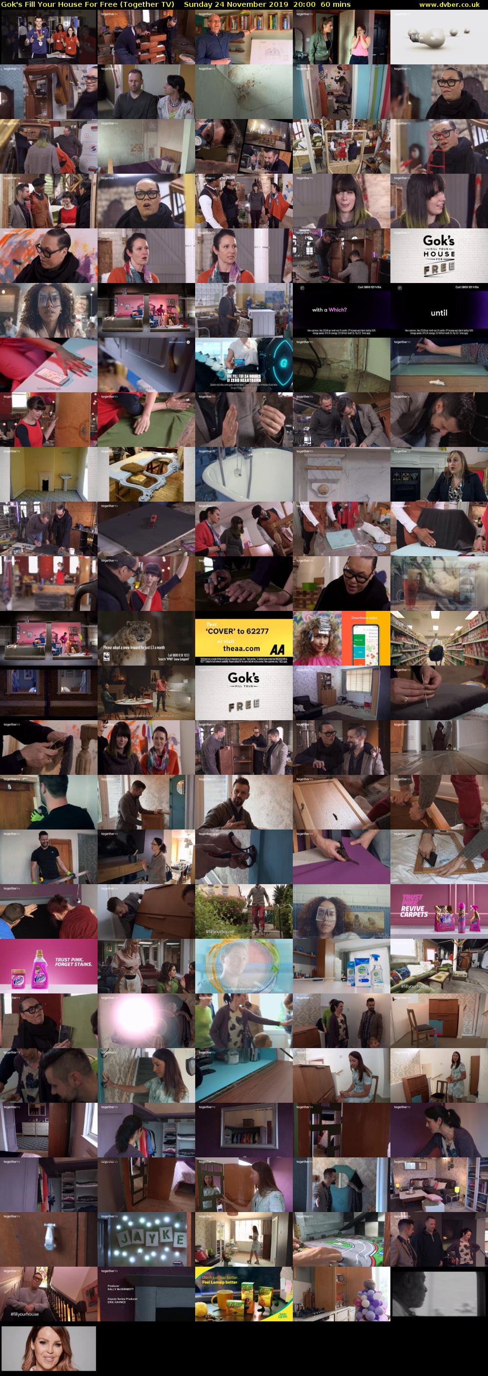 Gok's Fill Your House For Free (Together TV) Sunday 24 November 2019 20:00 - 21:00