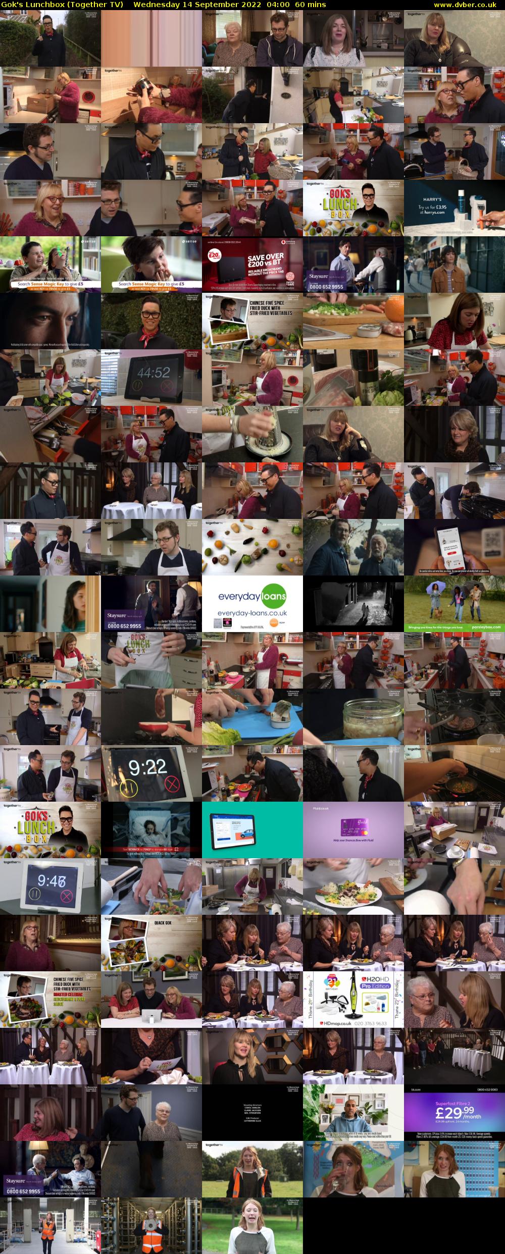Gok's Lunchbox (Together TV) Wednesday 14 September 2022 04:00 - 05:00