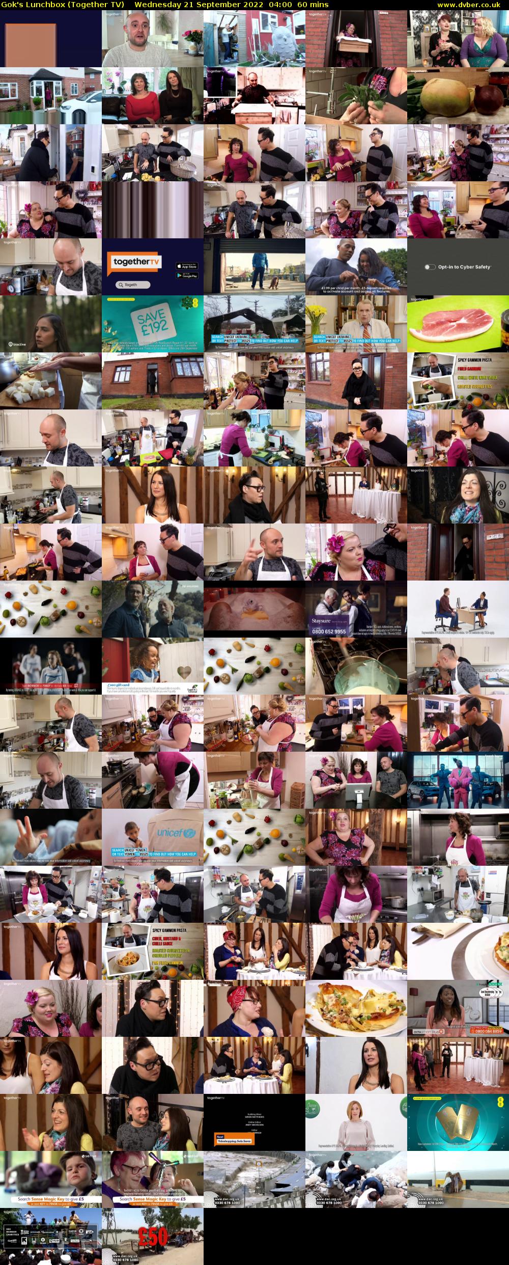 Gok's Lunchbox (Together TV) Wednesday 21 September 2022 04:00 - 05:00