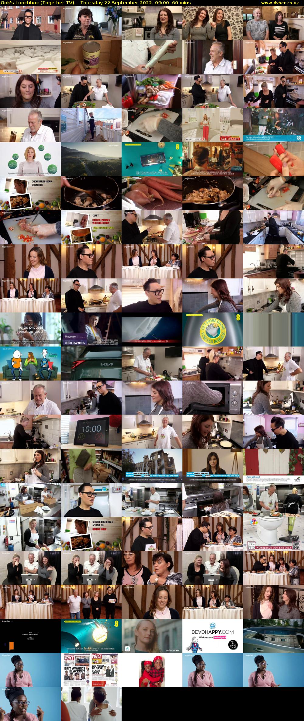 Gok's Lunchbox (Together TV) Thursday 22 September 2022 04:00 - 05:00