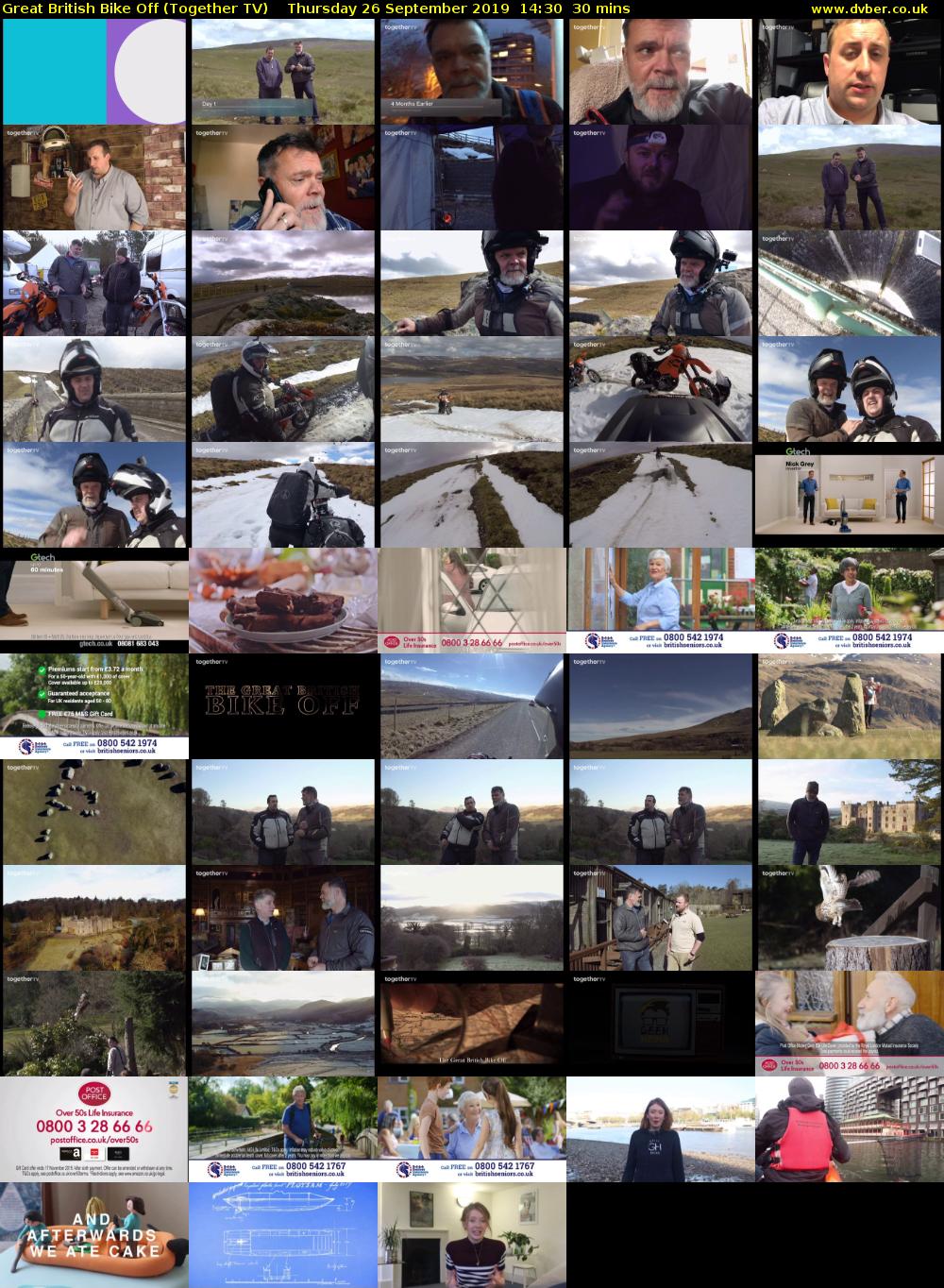 Great British Bike Off (Together TV) Thursday 26 September 2019 14:30 - 15:00