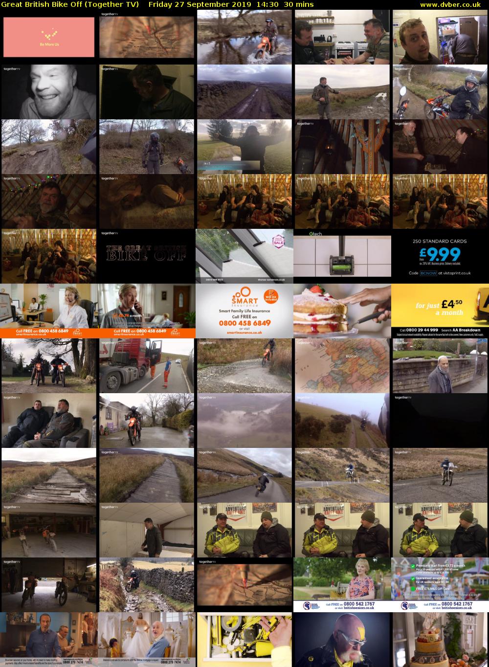 Great British Bike Off (Together TV) Friday 27 September 2019 14:30 - 15:00