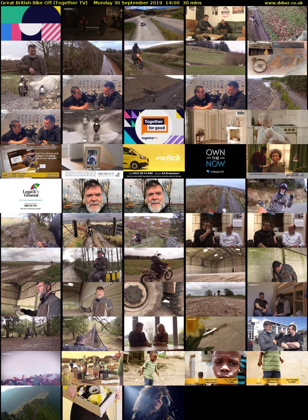 Great British Bike Off (Together TV) Monday 30 September 2019 14:00 - 14:30