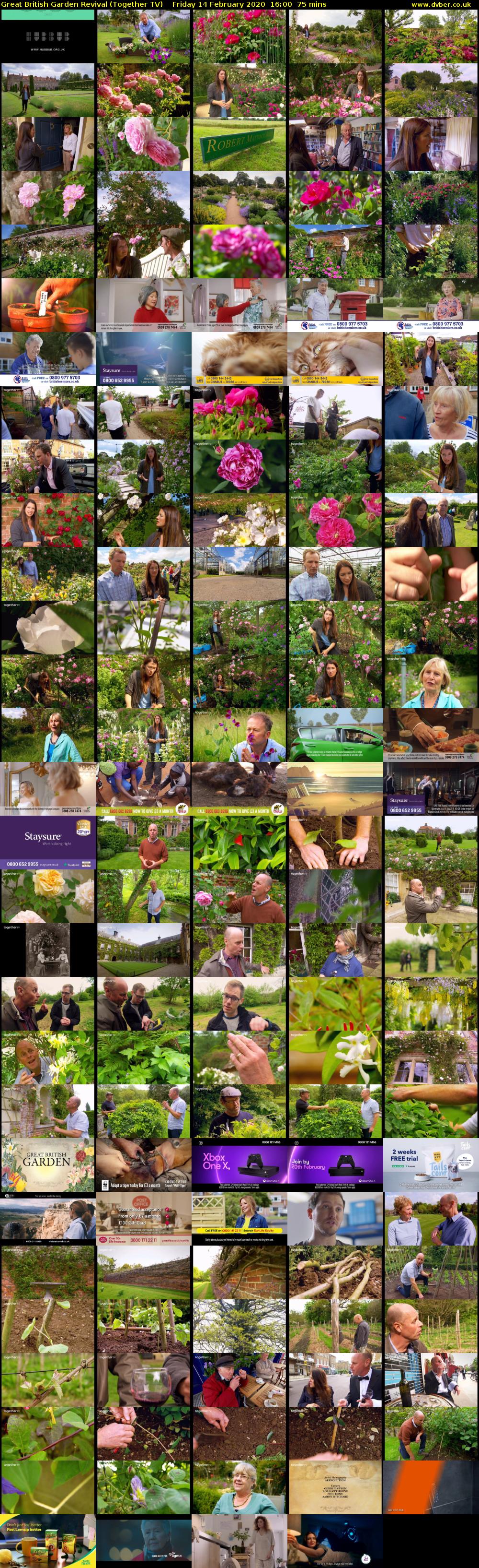 Great British Garden Revival (Together TV) Friday 14 February 2020 16:00 - 17:15