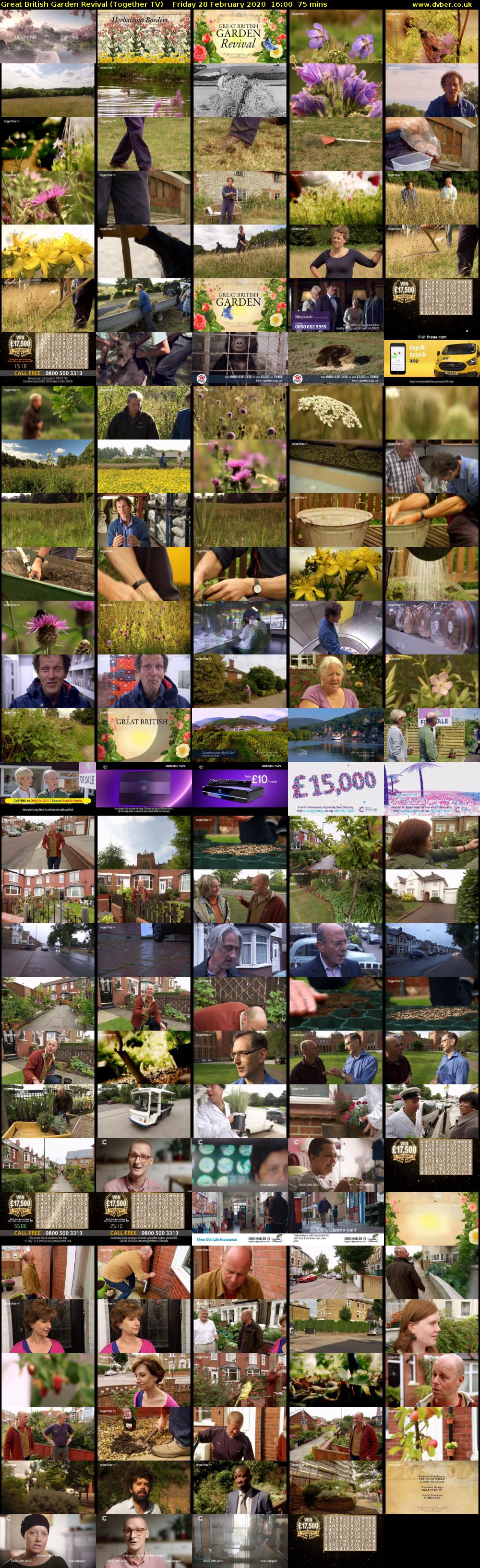Great British Garden Revival (Together TV) Friday 28 February 2020 16:00 - 17:15