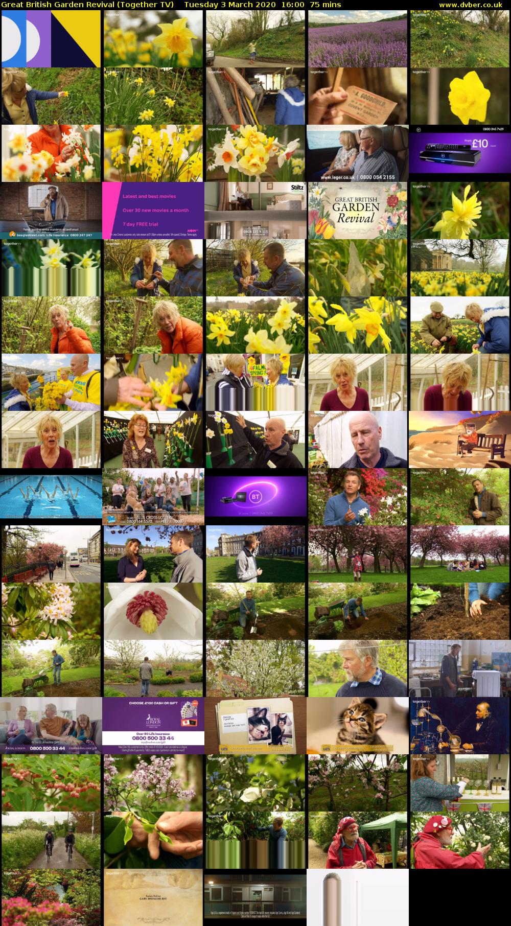 Great British Garden Revival (Together TV) Tuesday 3 March 2020 16:00 - 17:15