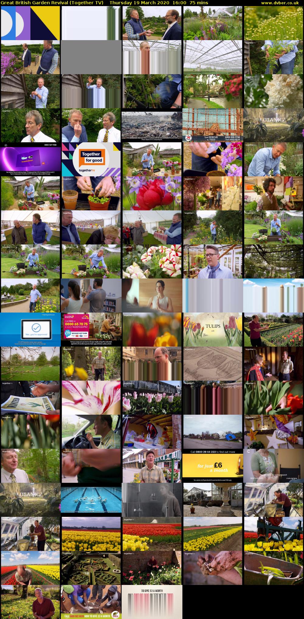 Great British Garden Revival (Together TV) Thursday 19 March 2020 16:00 - 17:15