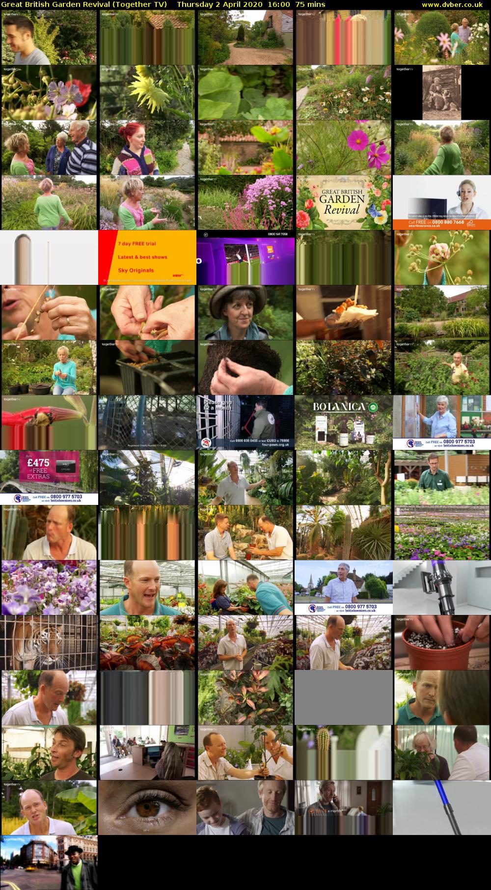 Great British Garden Revival (Together TV) Thursday 2 April 2020 16:00 - 17:15