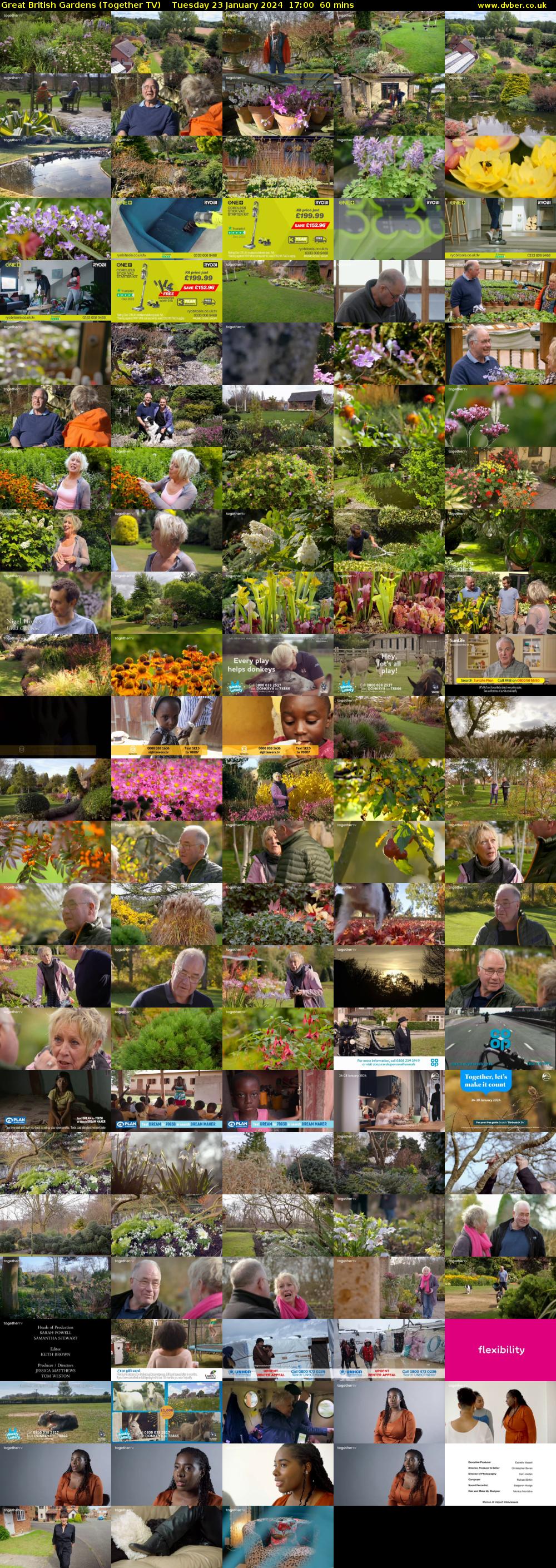 Great British Gardens (Together TV) Tuesday 23 January 2024 17:00 - 18:00