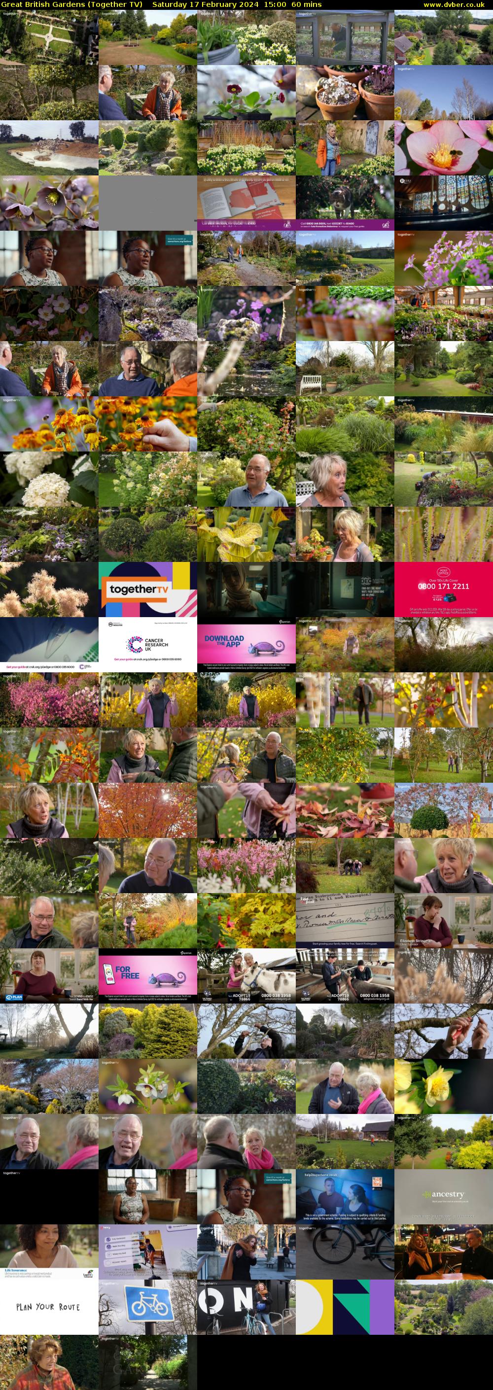 Great British Gardens (Together TV) Saturday 17 February 2024 15:00 - 16:00