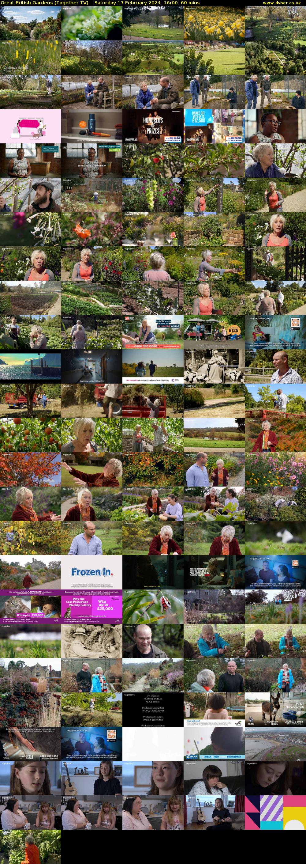 Great British Gardens (Together TV) Saturday 17 February 2024 16:00 - 17:00