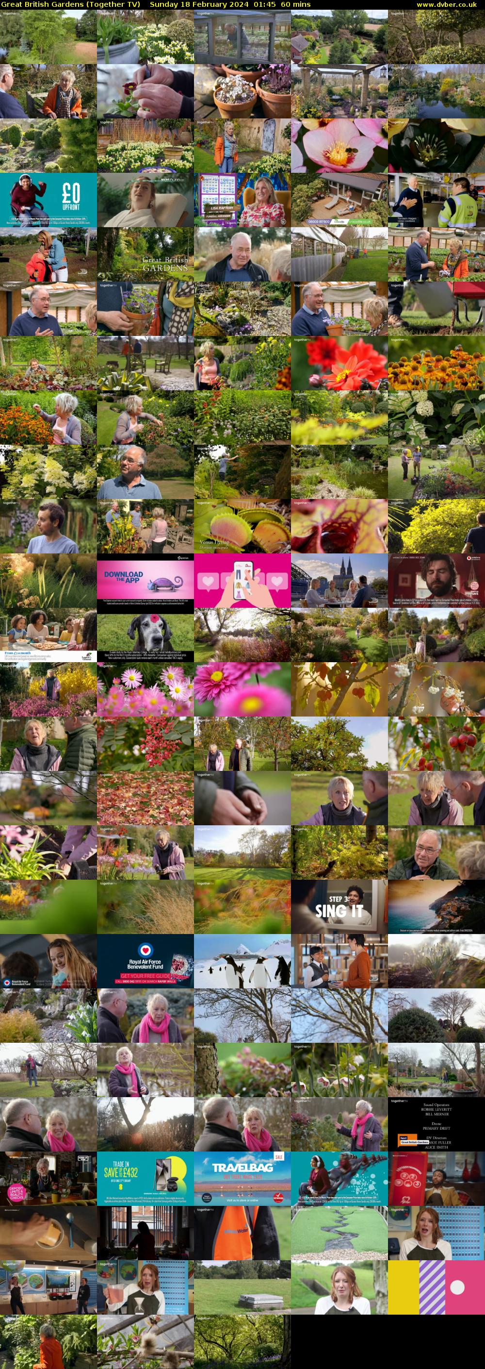 Great British Gardens (Together TV) Sunday 18 February 2024 01:45 - 02:45