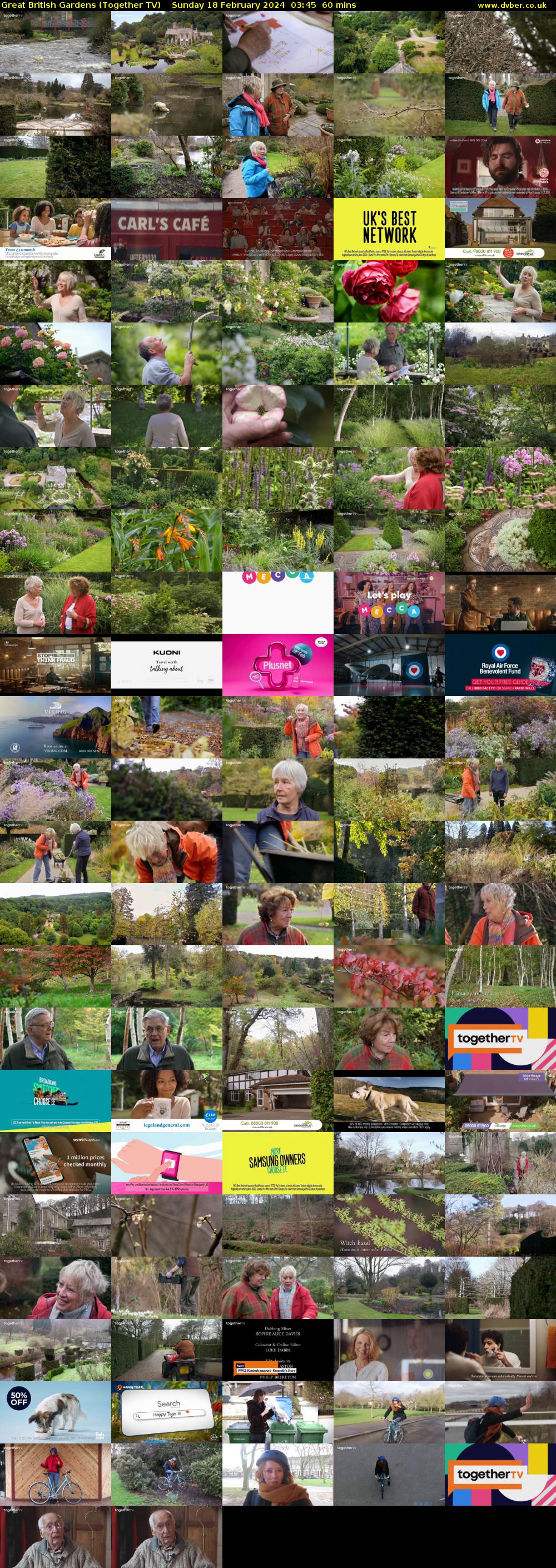 Great British Gardens (Together TV) Sunday 18 February 2024 03:45 - 04:45
