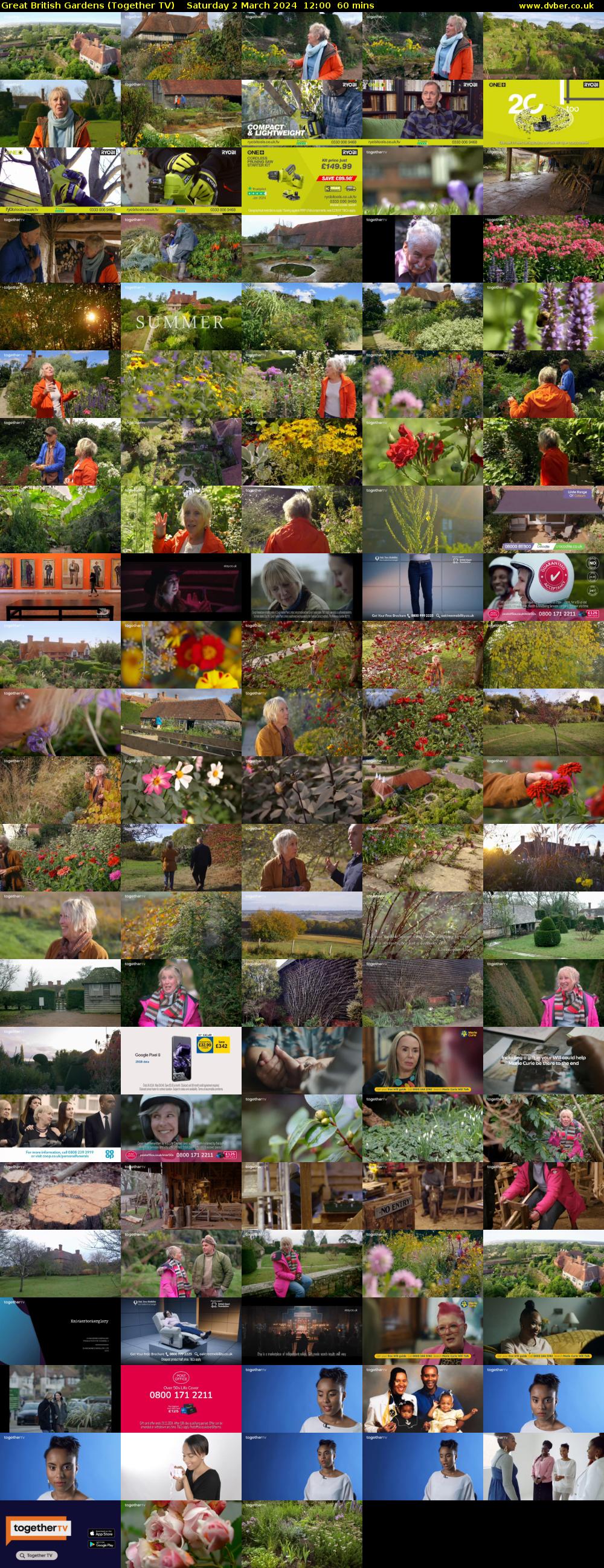 Great British Gardens (Together TV) Saturday 2 March 2024 12:00 - 13:00