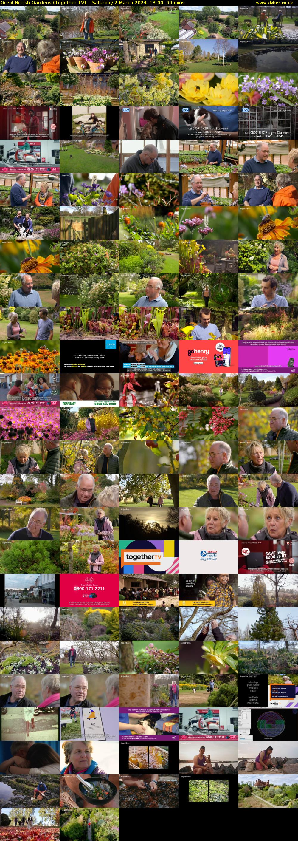 Great British Gardens (Together TV) Saturday 2 March 2024 13:00 - 14:00