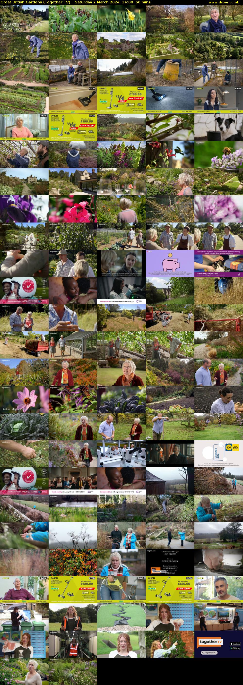Great British Gardens (Together TV) Saturday 2 March 2024 14:00 - 15:00