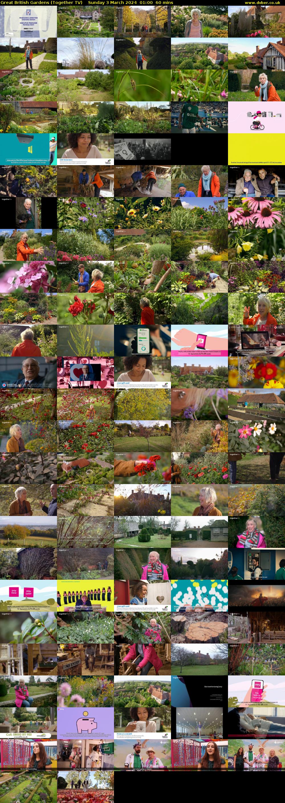 Great British Gardens (Together TV) Sunday 3 March 2024 01:00 - 02:00