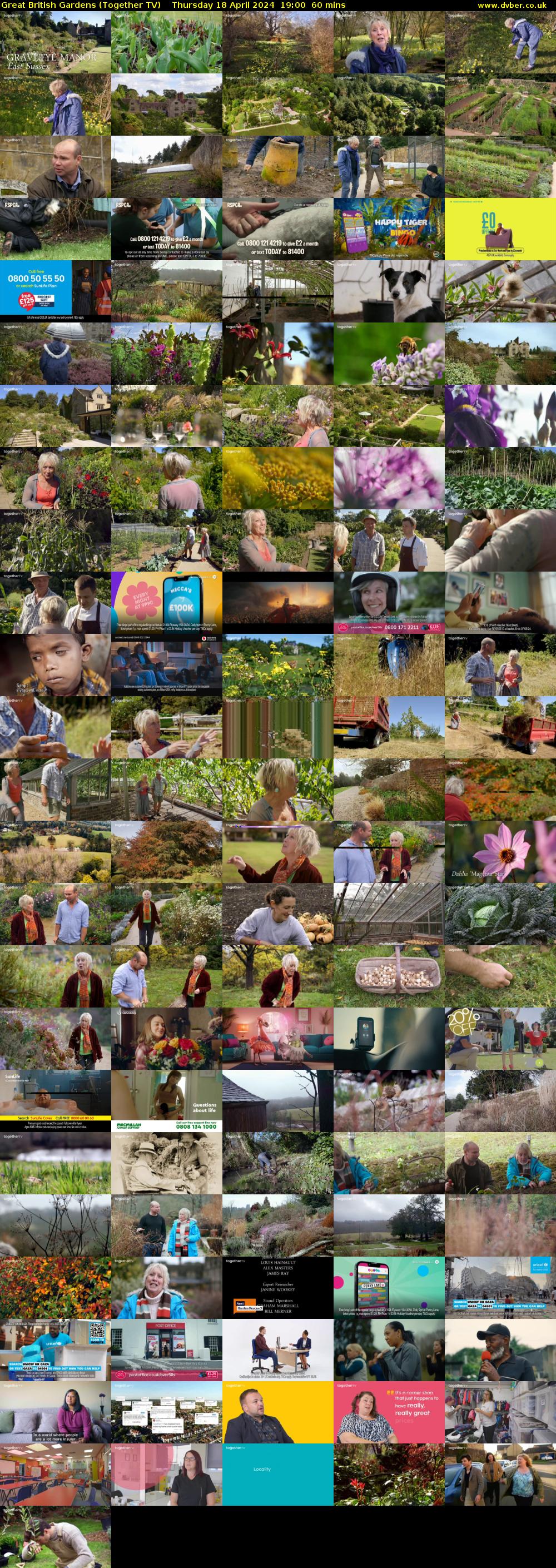 Great British Gardens (Together TV) Thursday 18 April 2024 19:00 - 20:00