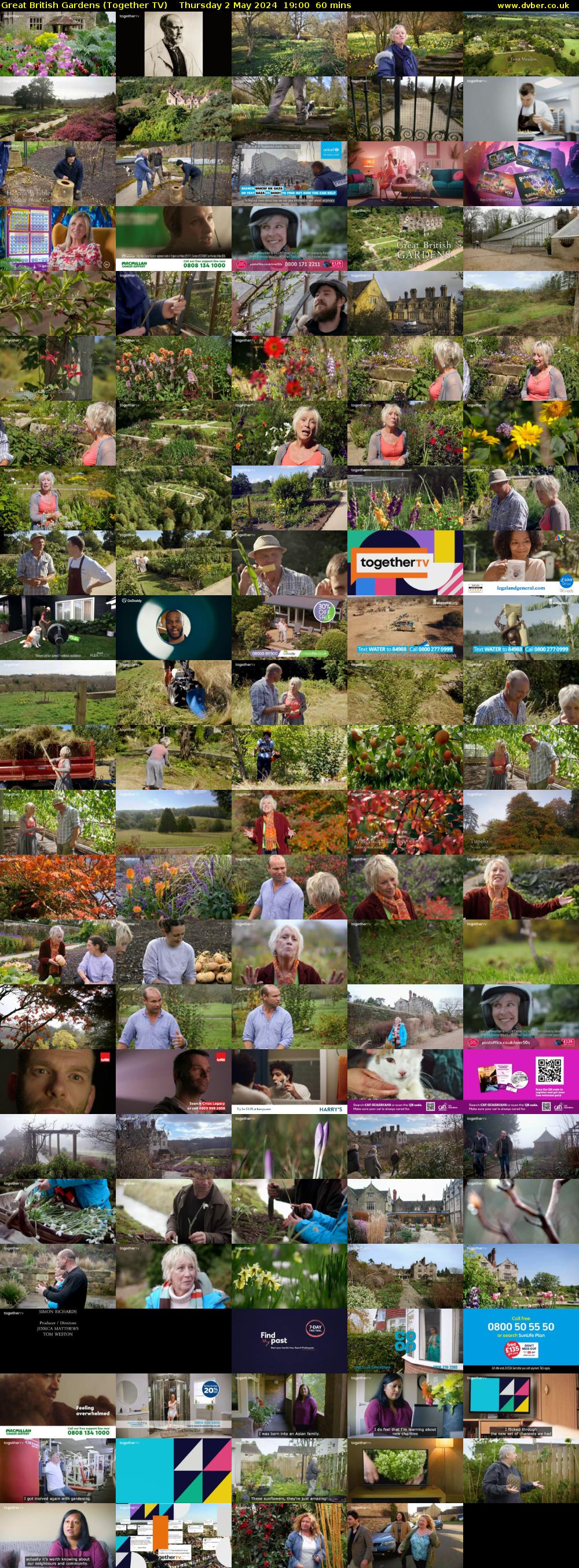 Great British Gardens (Together TV) Thursday 2 May 2024 19:00 - 20:00