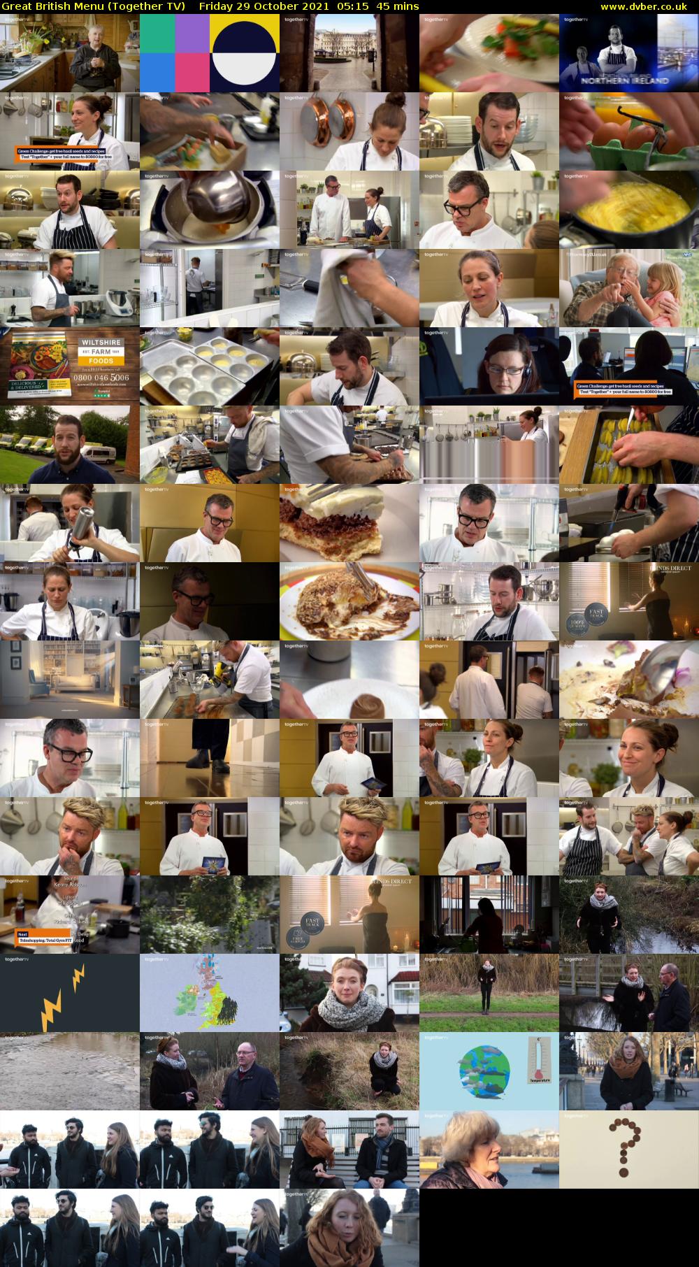 Great British Menu (Together TV) Friday 29 October 2021 05:15 - 06:00
