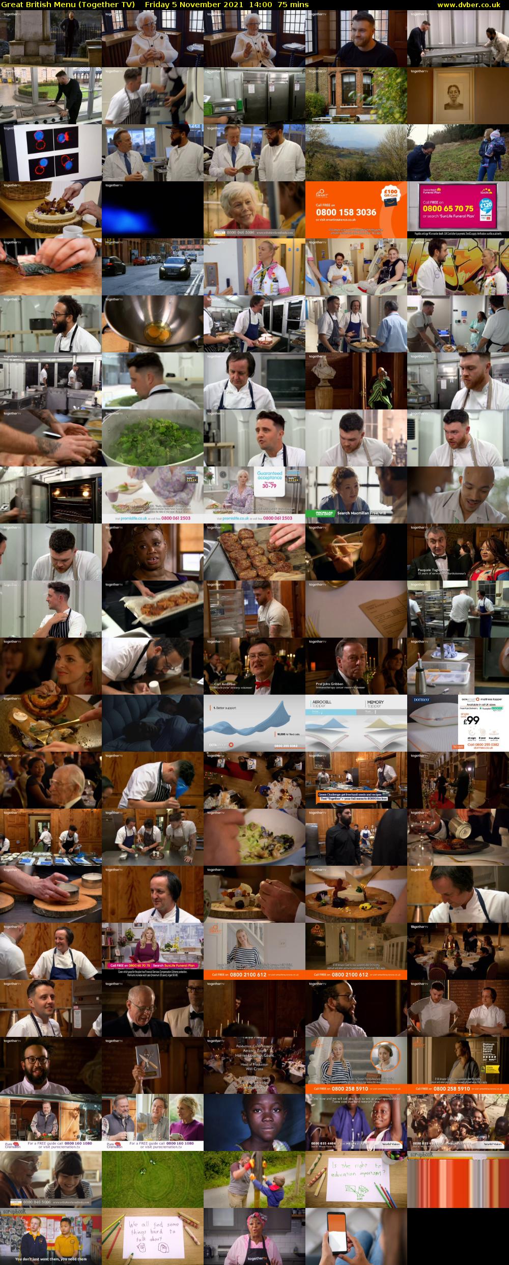Great British Menu (Together TV) Friday 5 November 2021 14:00 - 15:15