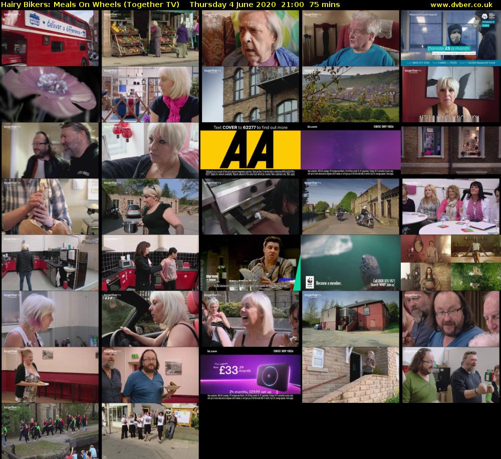 Hairy Bikers: Meals On Wheels (Together TV) Thursday 4 June 2020 21:00 - 22:15