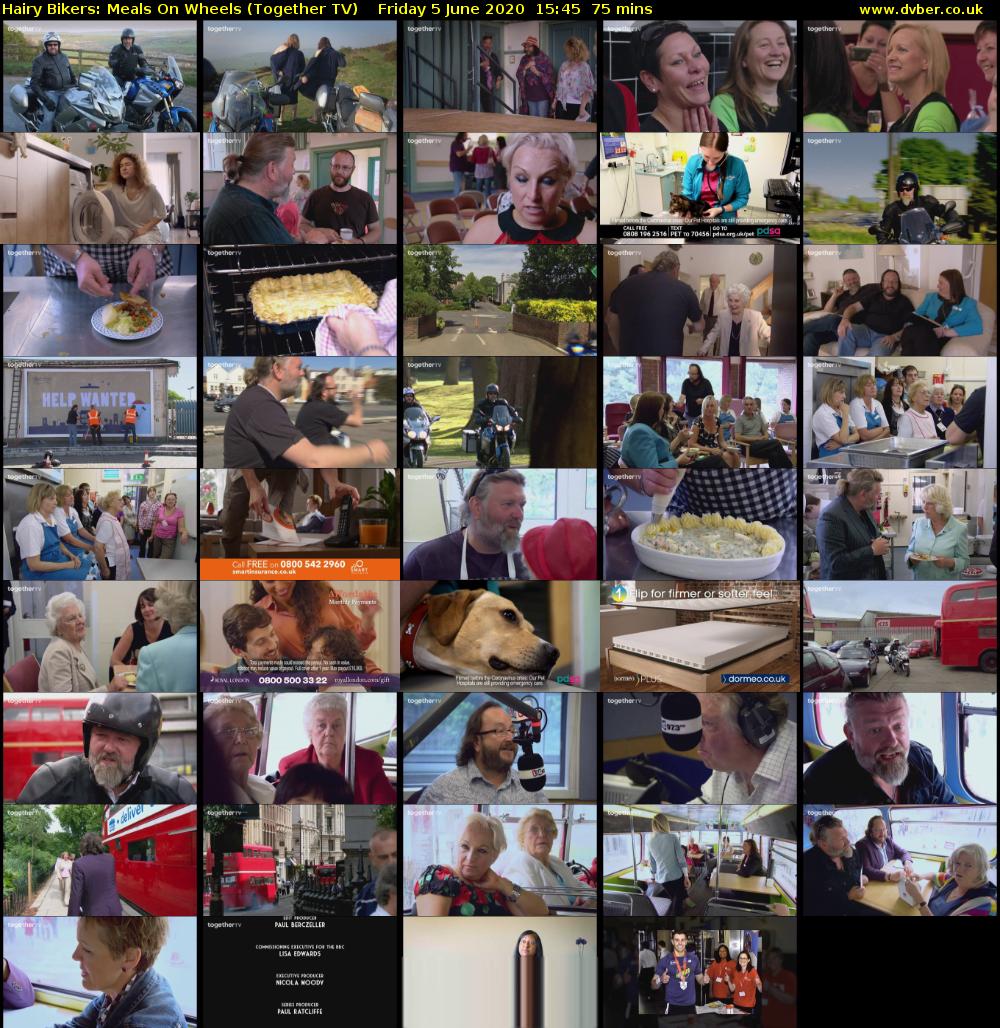 Hairy Bikers: Meals On Wheels (Together TV) Friday 5 June 2020 15:45 - 17:00