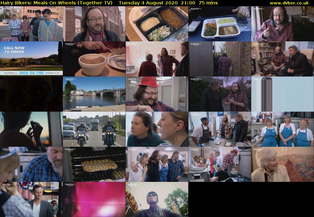 Hairy Bikers: Meals On Wheels (Together TV) Tuesday 4 August 2020 21:00 - 22:15