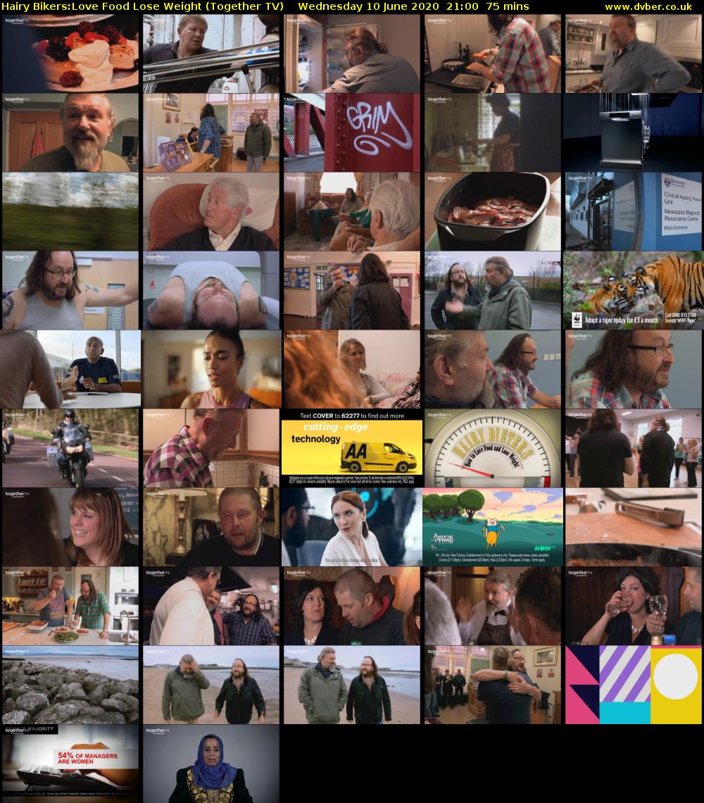 Hairy Bikers:Love Food Lose Weight (Together TV) Wednesday 10 June 2020 21:00 - 22:15