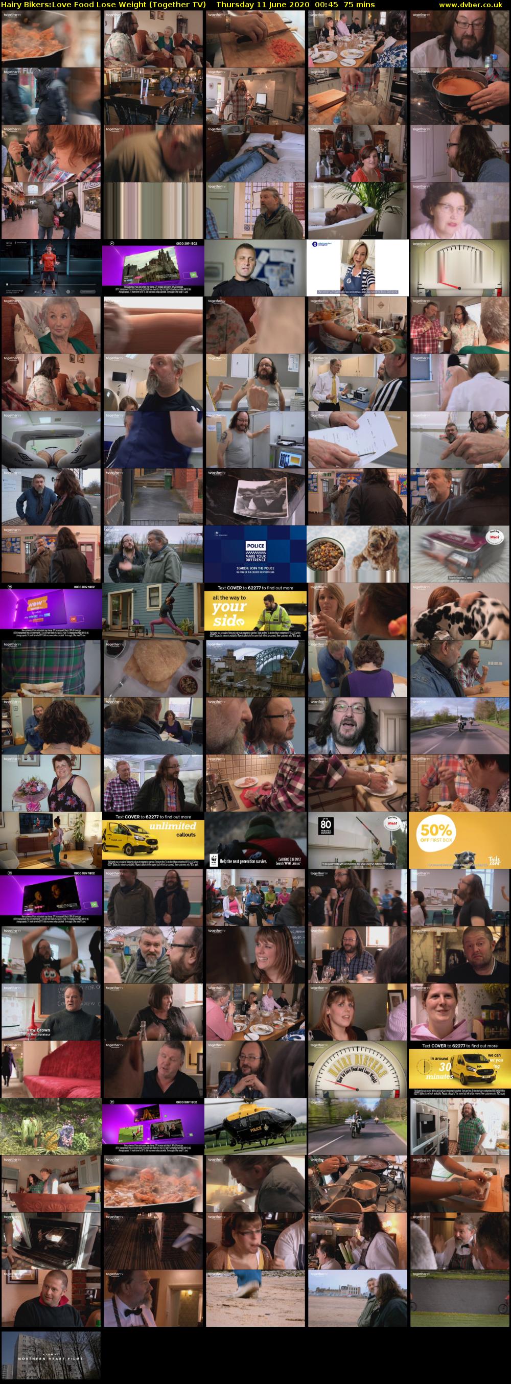 Hairy Bikers:Love Food Lose Weight (Together TV) Thursday 11 June 2020 00:45 - 02:00