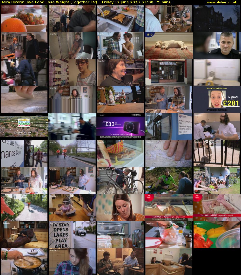 Hairy Bikers:Love Food Lose Weight (Together TV) Friday 12 June 2020 21:00 - 22:15