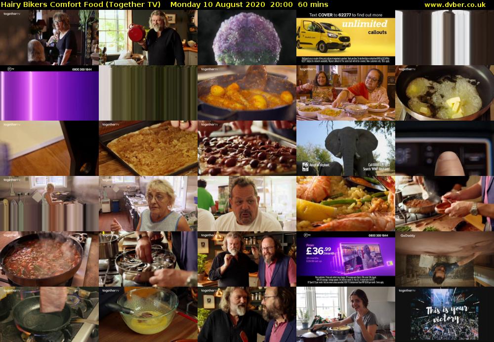 Hairy Bikers Comfort Food (Together TV) Monday 10 August 2020 20:00 - 21:00