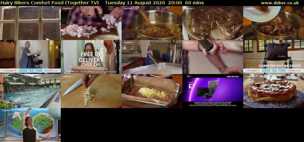 Hairy Bikers Comfort Food (Together TV) Tuesday 11 August 2020 20:00 - 21:00