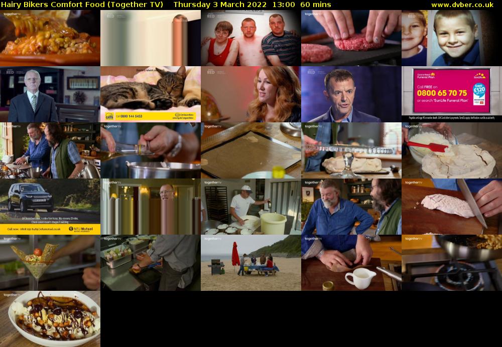 Hairy Bikers Comfort Food (Together TV) Thursday 3 March 2022 13:00 - 14:00