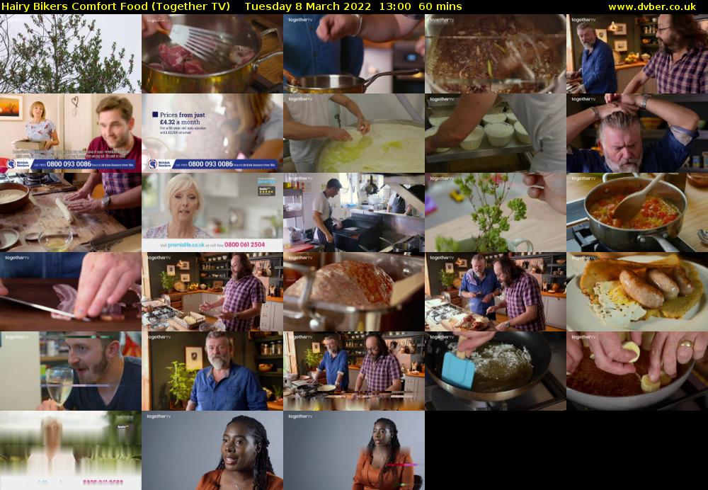 Hairy Bikers Comfort Food (Together TV) Tuesday 8 March 2022 13:00 - 14:00