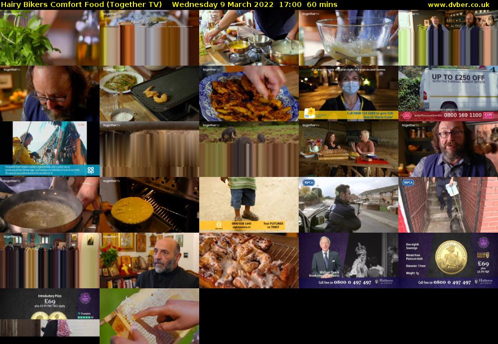 Hairy Bikers Comfort Food (Together TV) Wednesday 9 March 2022 17:00 - 18:00