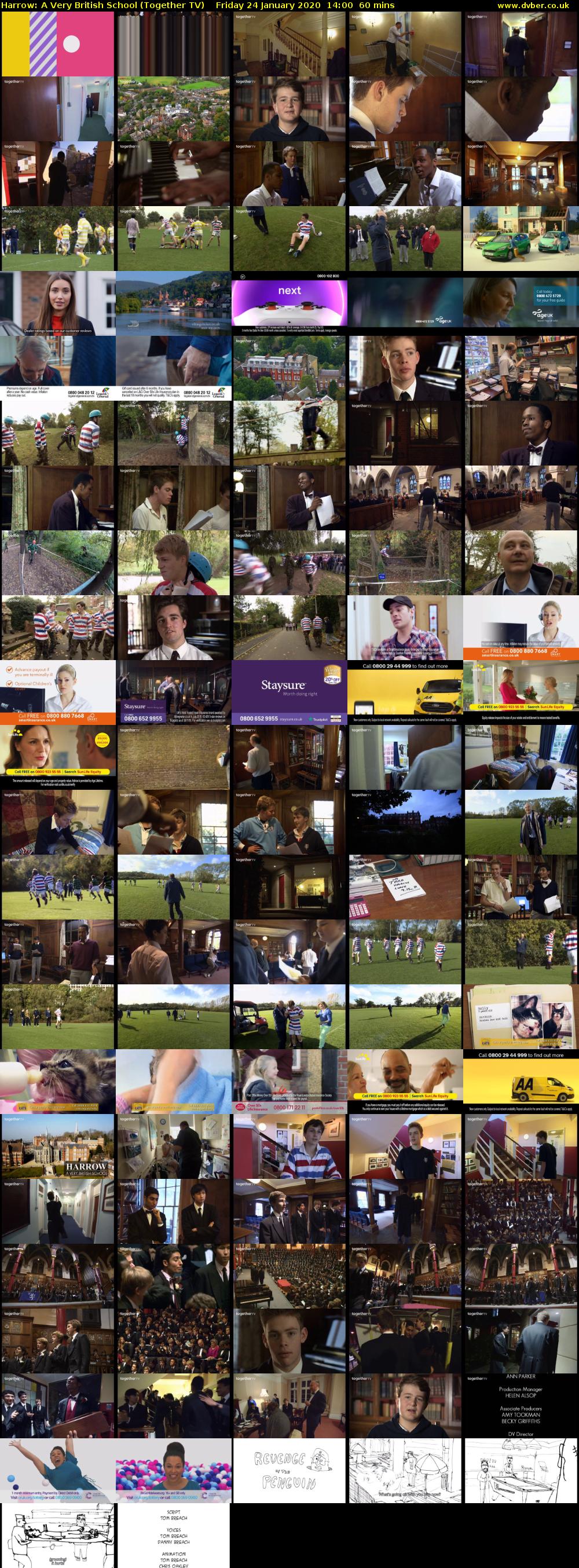 Harrow: A Very British School (Together TV) Friday 24 January 2020 14:00 - 15:00