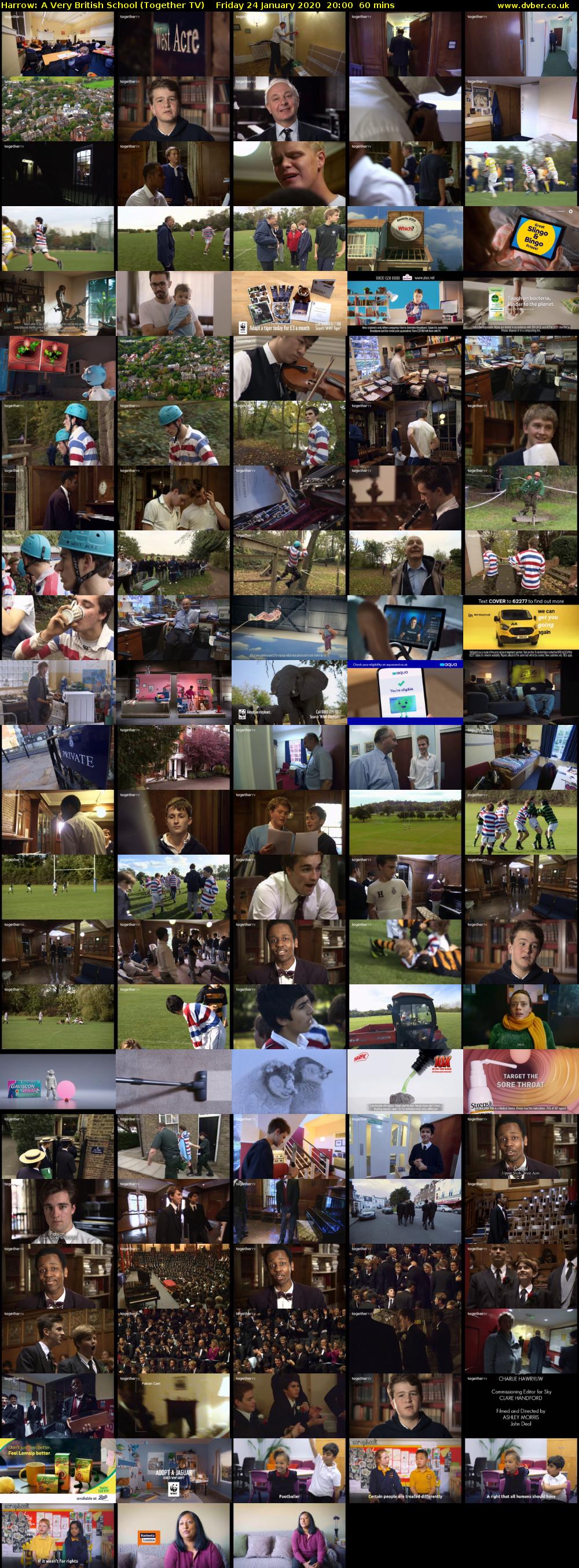 Harrow: A Very British School (Together TV) Friday 24 January 2020 20:00 - 21:00