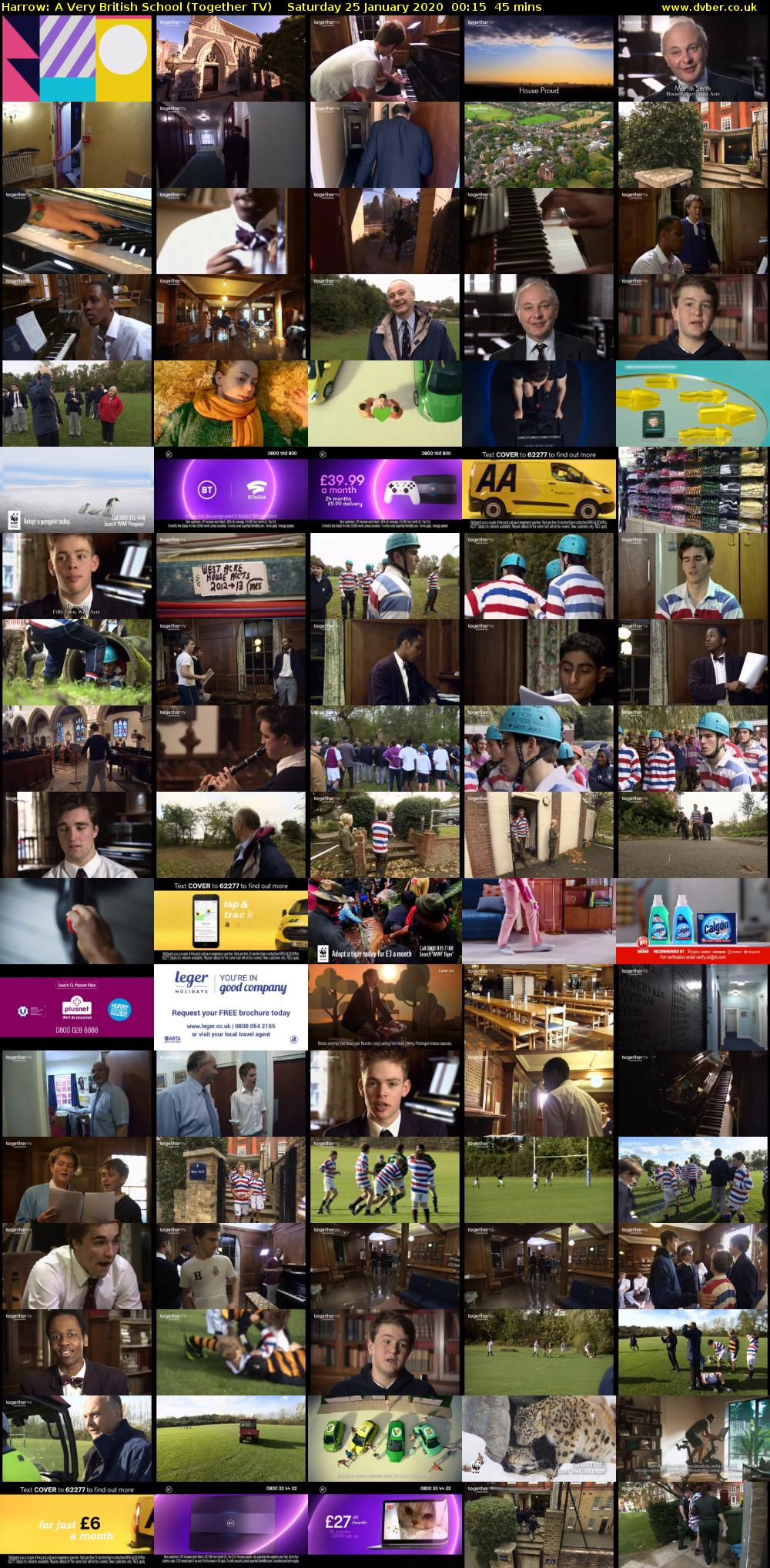 Harrow: A Very British School (Together TV) Saturday 25 January 2020 00:15 - 01:00