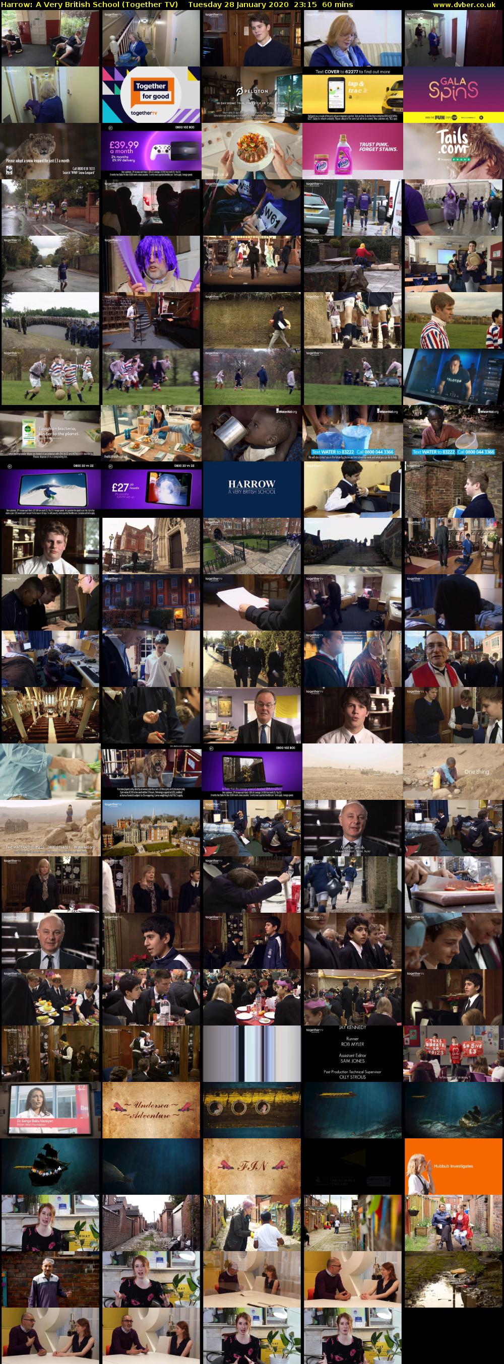 Harrow: A Very British School (Together TV) Tuesday 28 January 2020 23:15 - 00:15
