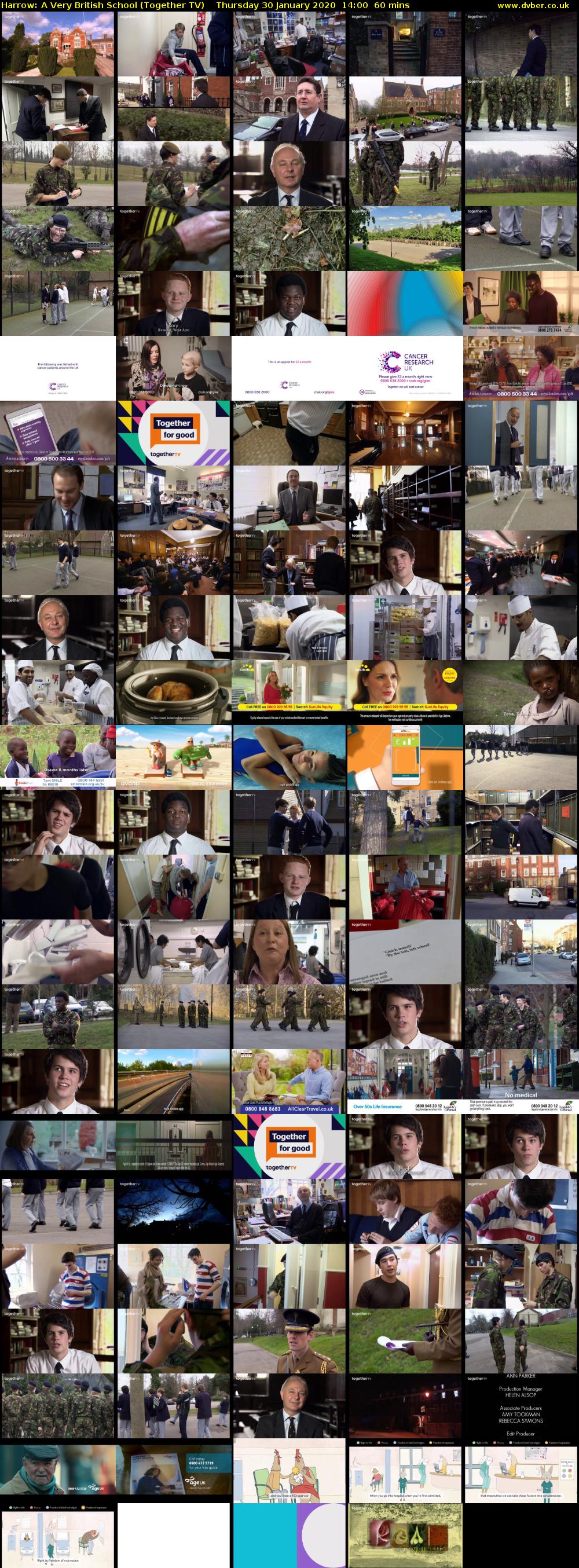 Harrow: A Very British School (Together TV) Thursday 30 January 2020 14:00 - 15:00