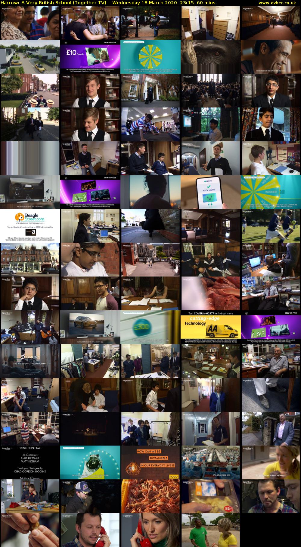 Harrow: A Very British School (Together TV) Wednesday 18 March 2020 23:15 - 00:15