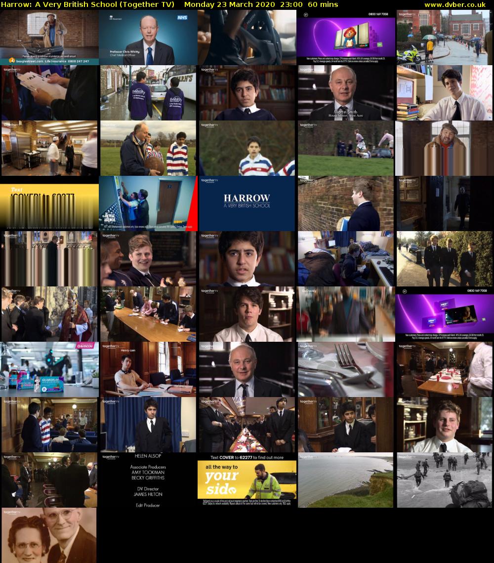 Harrow: A Very British School (Together TV) Monday 23 March 2020 23:00 - 00:00
