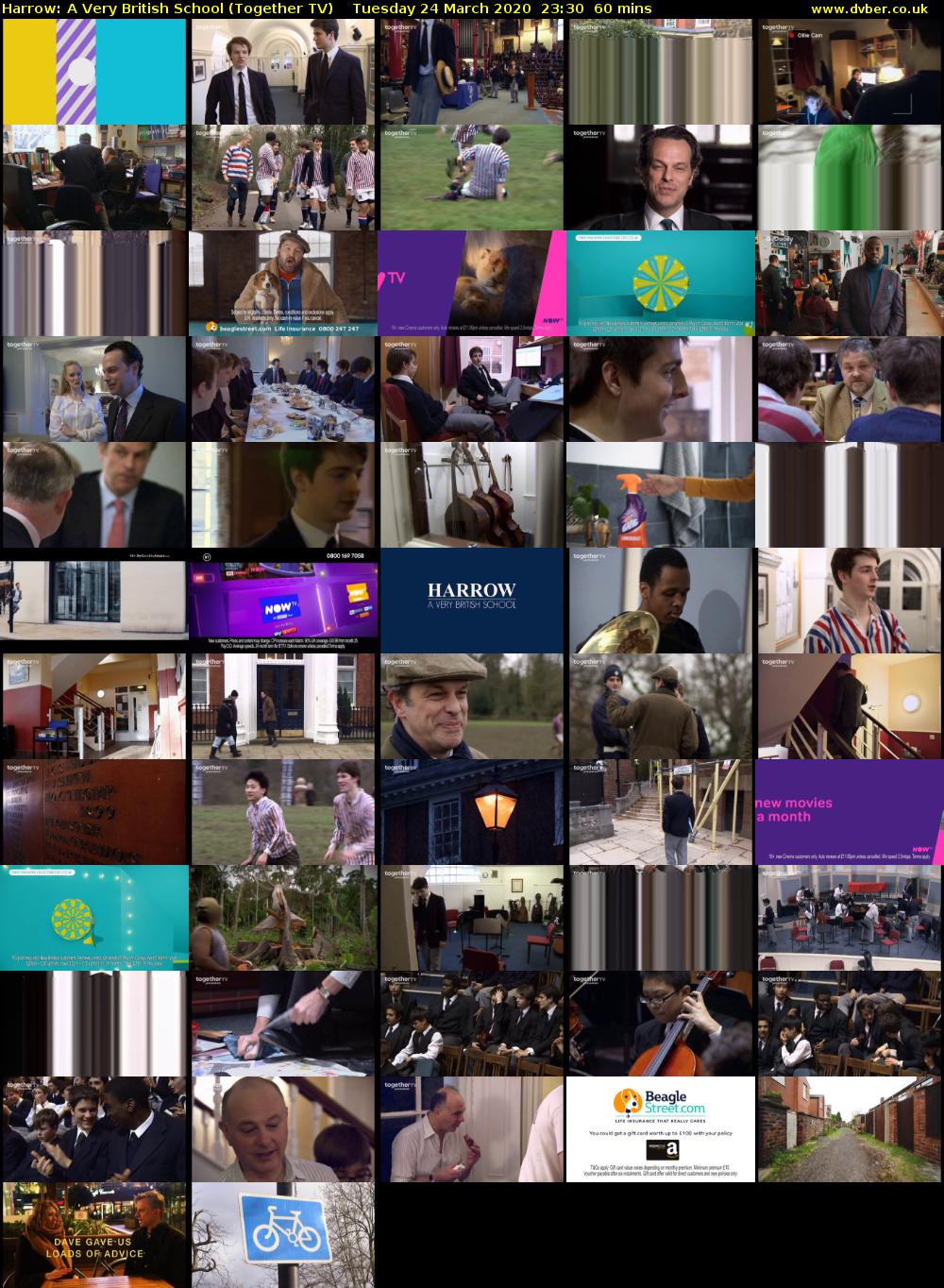 Harrow: A Very British School (Together TV) Tuesday 24 March 2020 23:30 - 00:30