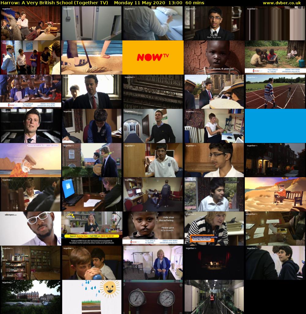 Harrow: A Very British School (Together TV) Monday 11 May 2020 13:00 - 14:00