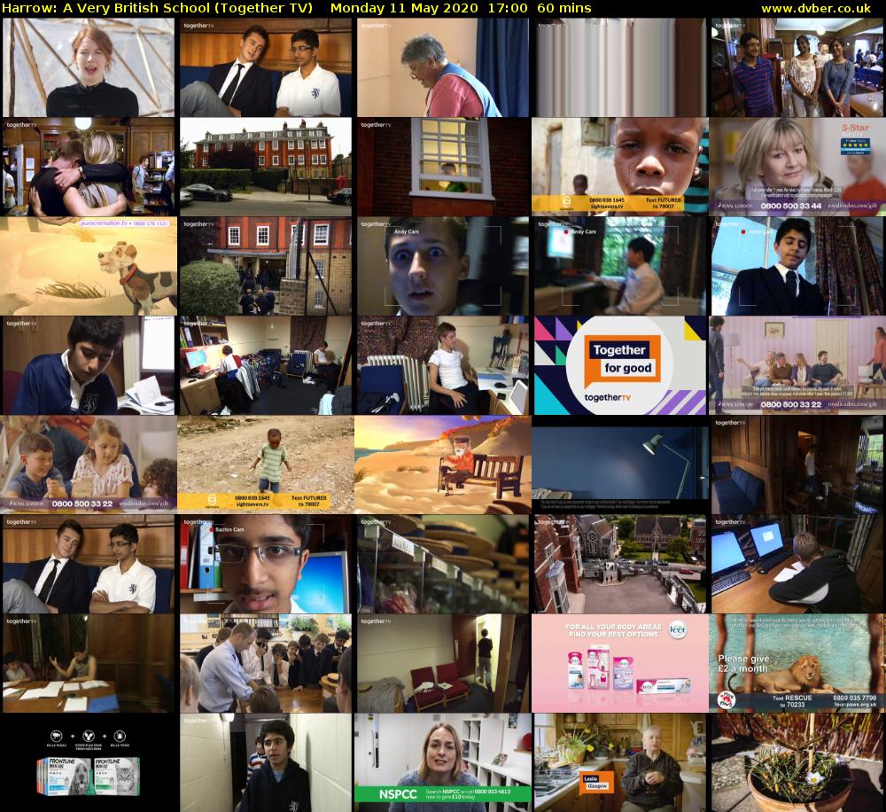 Harrow: A Very British School (Together TV) Monday 11 May 2020 17:00 - 18:00