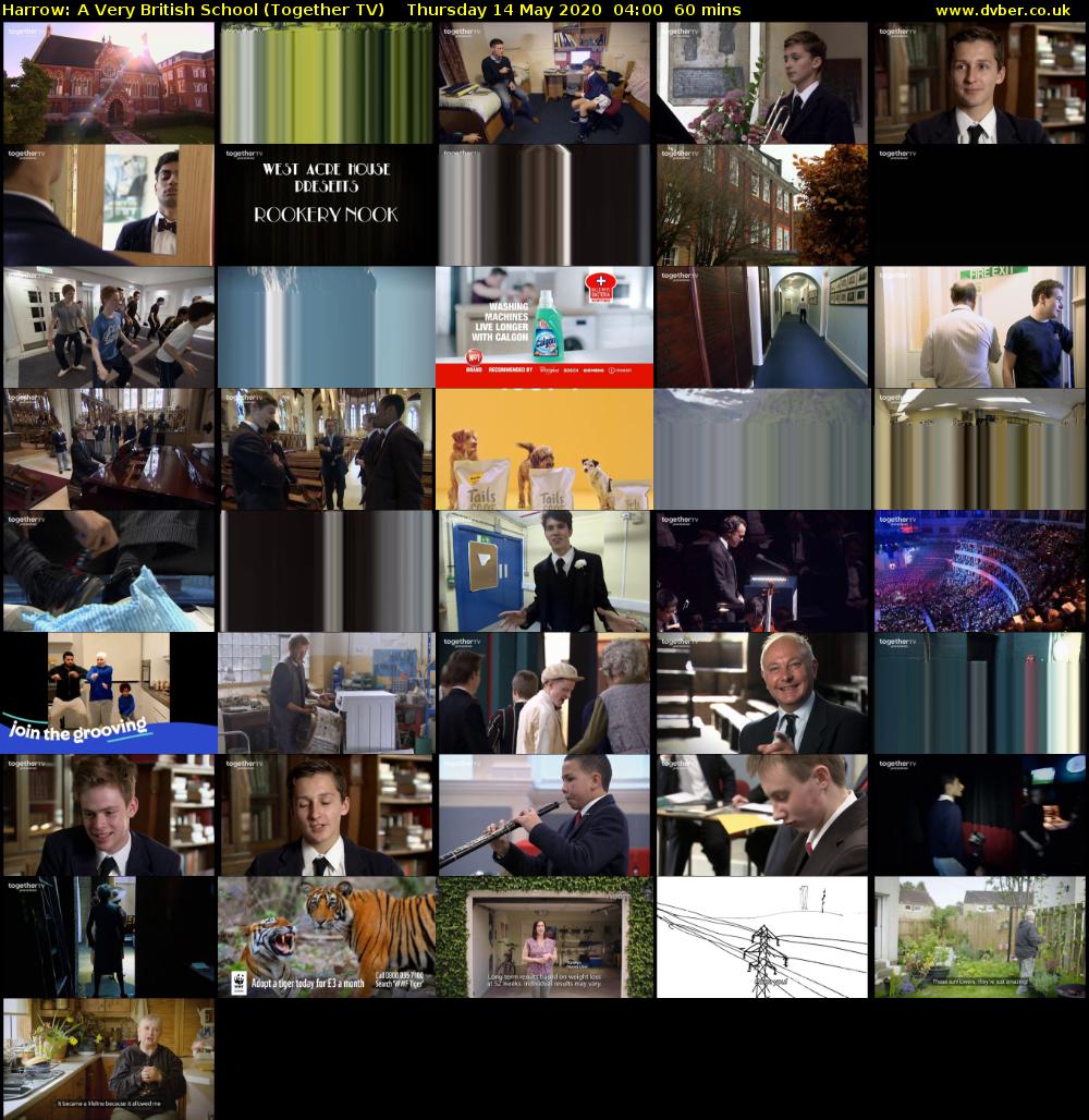 Harrow: A Very British School (Together TV) Thursday 14 May 2020 04:00 - 05:00